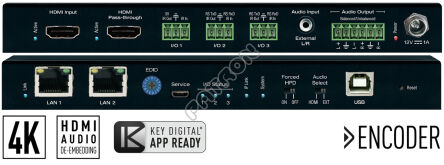 Key Digital KD-IP 1022 ENC - salony w Katowicach i Toruniu zapraszają - profesjonalne systemy audiowizualne