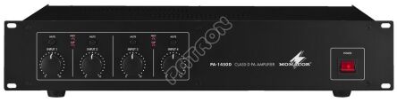 Monacor PA-1450D - salony w Katowicach i Toruniu zapraszają - profesjonalne systemy audiowizualne