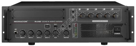Monacor PA-5480 - salony w Katowicach i Toruniu zapraszają - profesjonalne systemy audiowizualne
